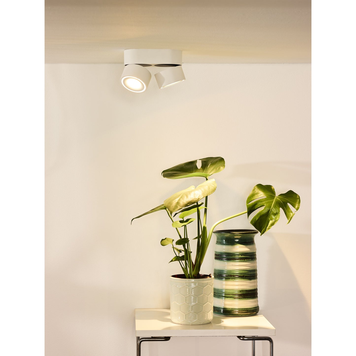 Lucide YUMIKO - Ceiling spotlight - Ø 7,8 cm - LED Dim. - 2x10W 2700K - White