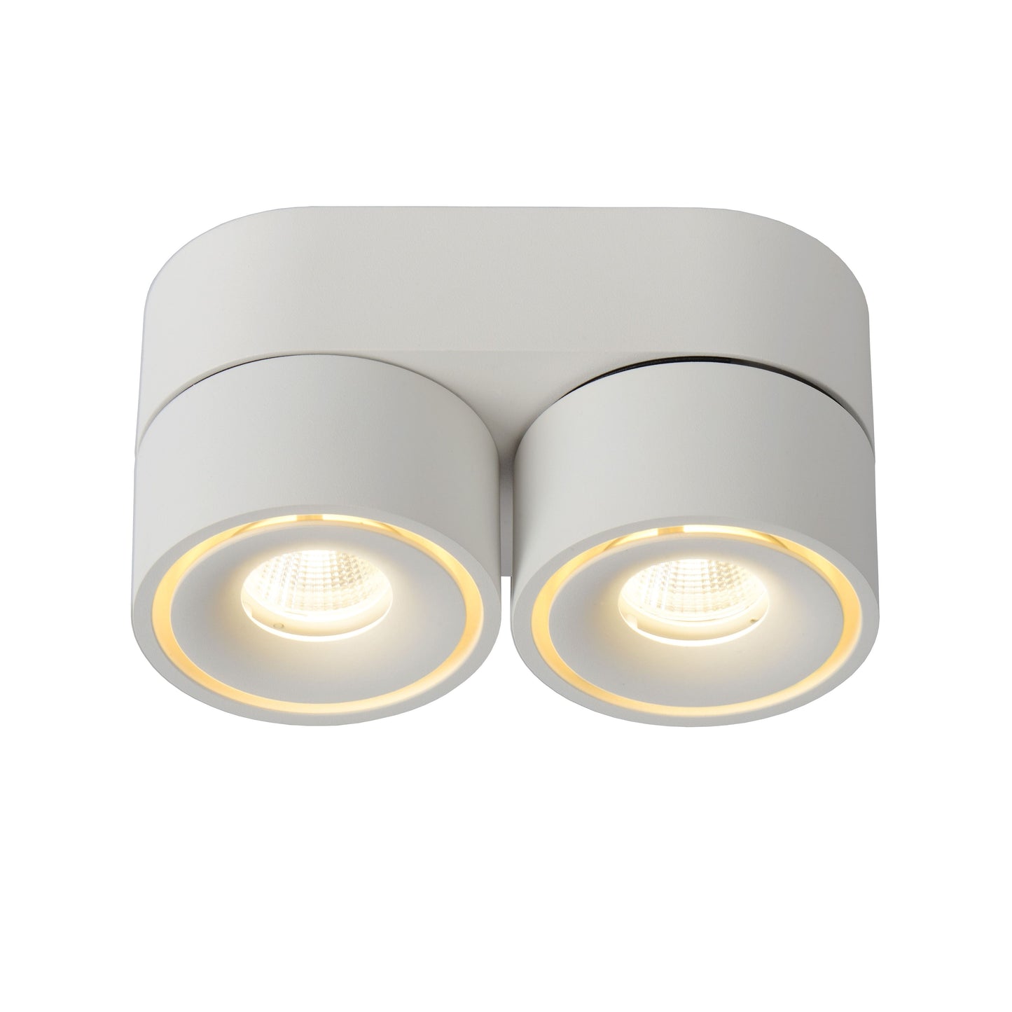 Lucide YUMIKO - Ceiling spotlight - Ø 7,8 cm - LED Dim. - 2x10W 2700K - White