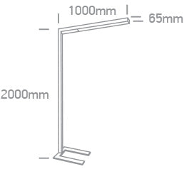 The Office Floor Stand Range Aluminium