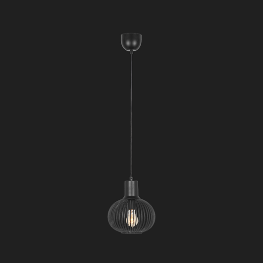 Gila - Pendant - Black Matt - Trio - 365700132