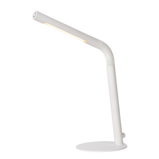 Lucide GILLY - Rechargeable Desk lamp - Battery pack/batteries - LED Dim. - 1x3W 2700K - White
