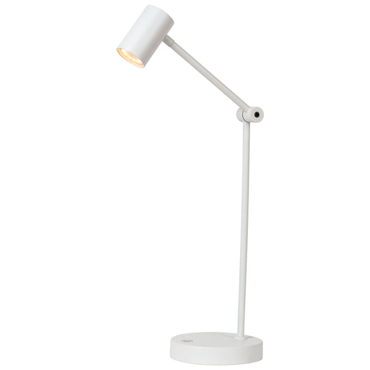 Lucide TIPIK - Rechargeable Table lamp - Battery pack/batteries - LED Dim. - 1x3W 2700K - 3 StepDim - White