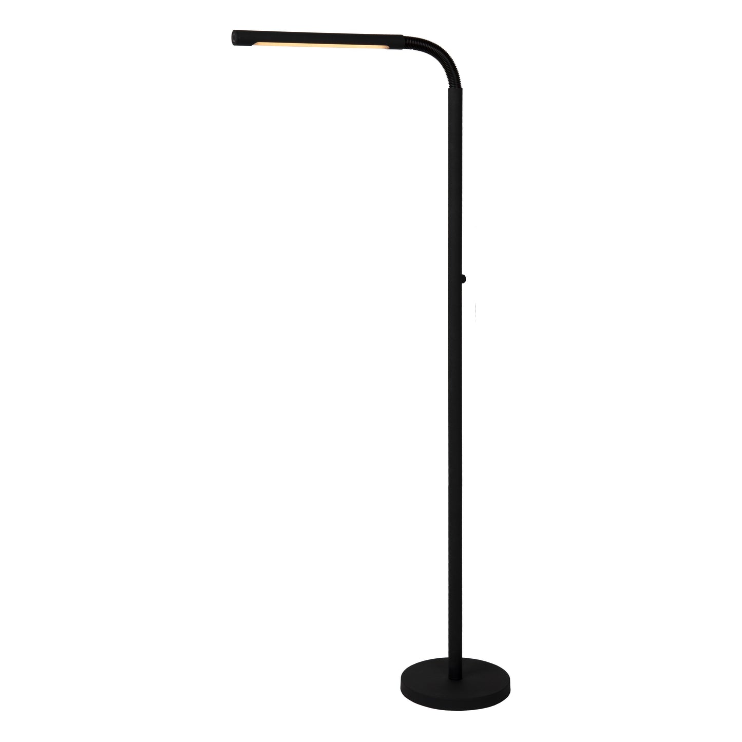 Lucide GILLY - Rechargeable Floor reading lamp - Battery pack/batteries - LED Dim. - 1x3W 2700K - Black