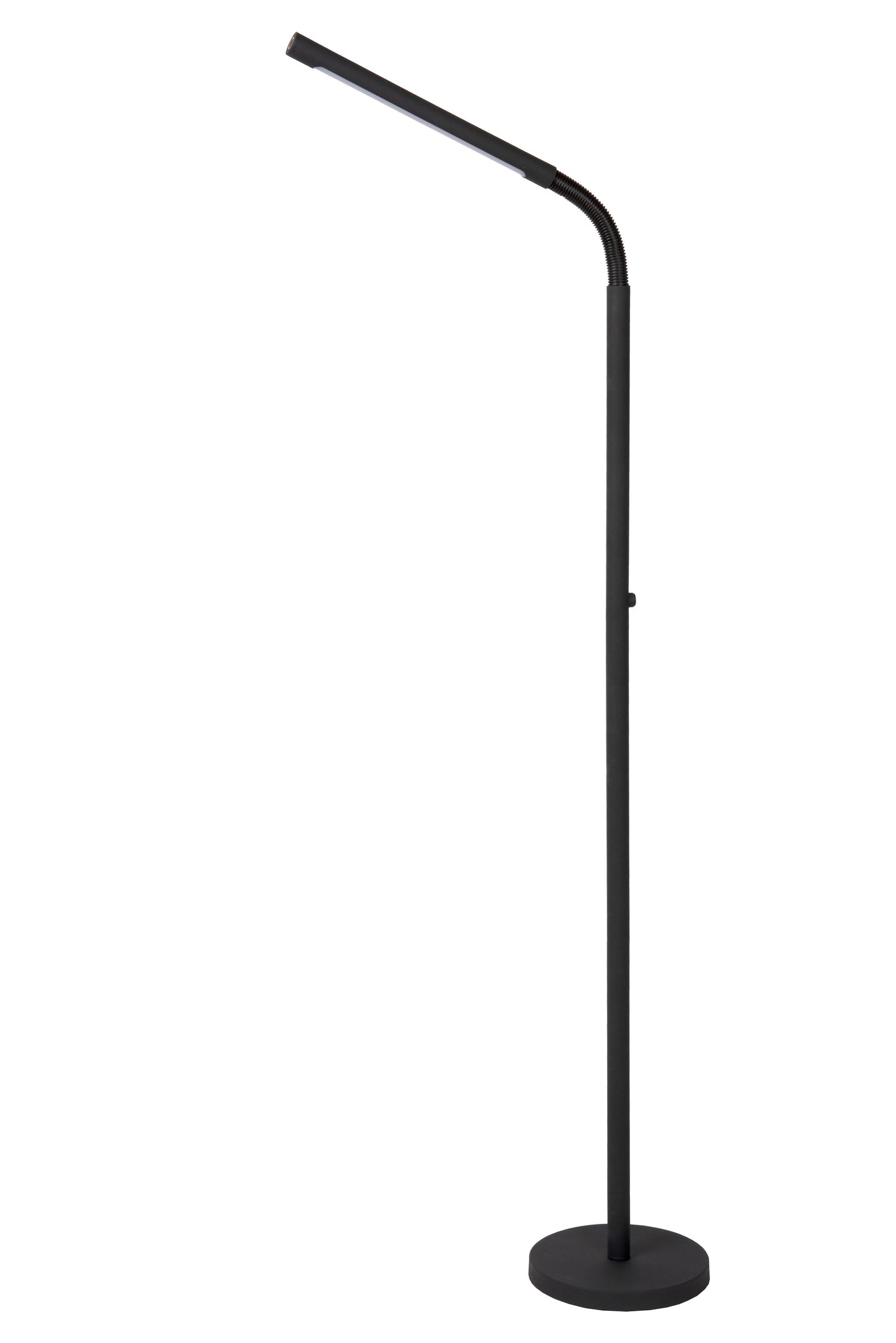 Lucide GILLY - Rechargeable Floor reading lamp - Battery pack/batteries - LED Dim. - 1x3W 2700K - Black