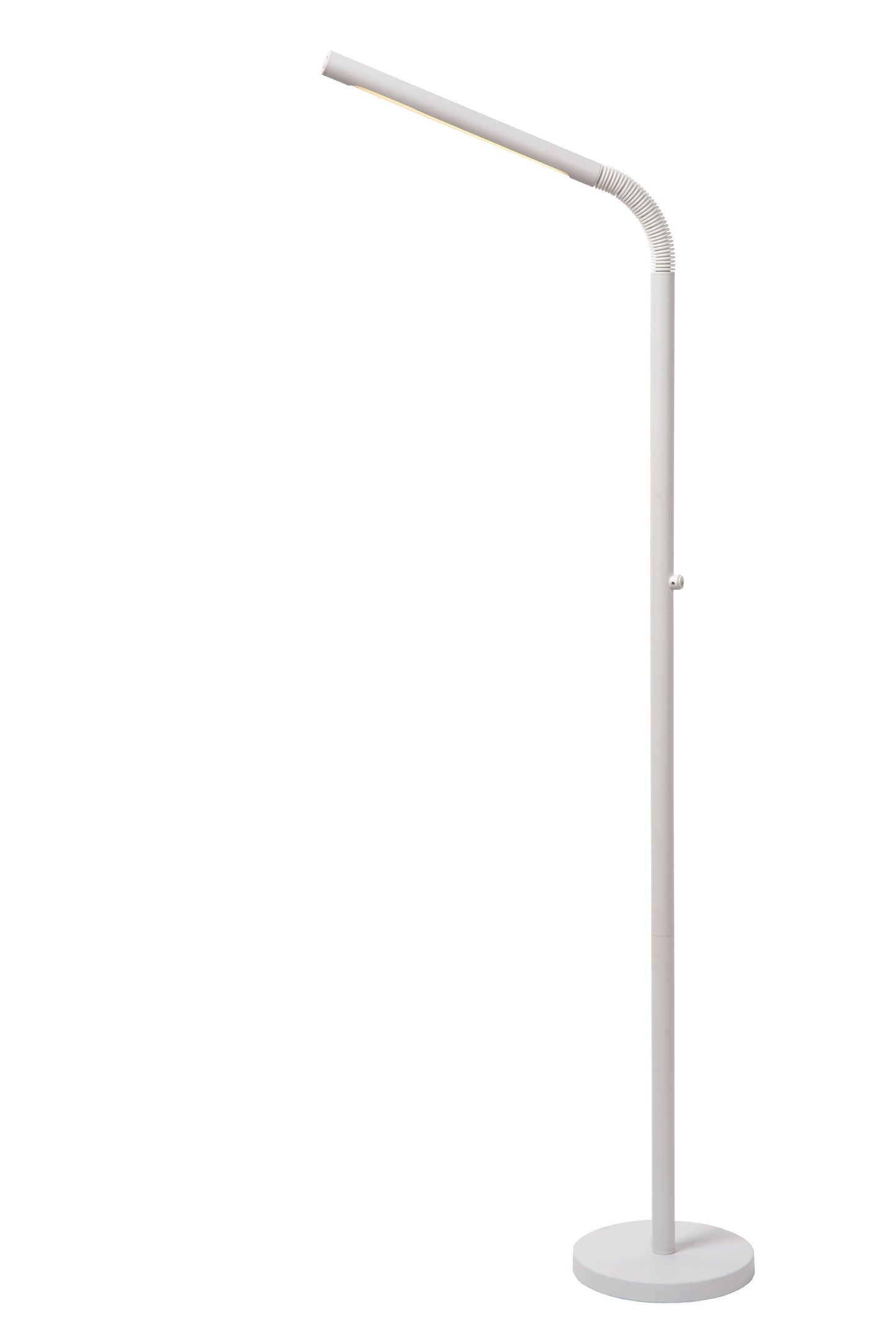 Lucide GILLY - Rechargeable Floor reading lamp - Battery pack/batteries - LED Dim. - 1x3W 2700K - White