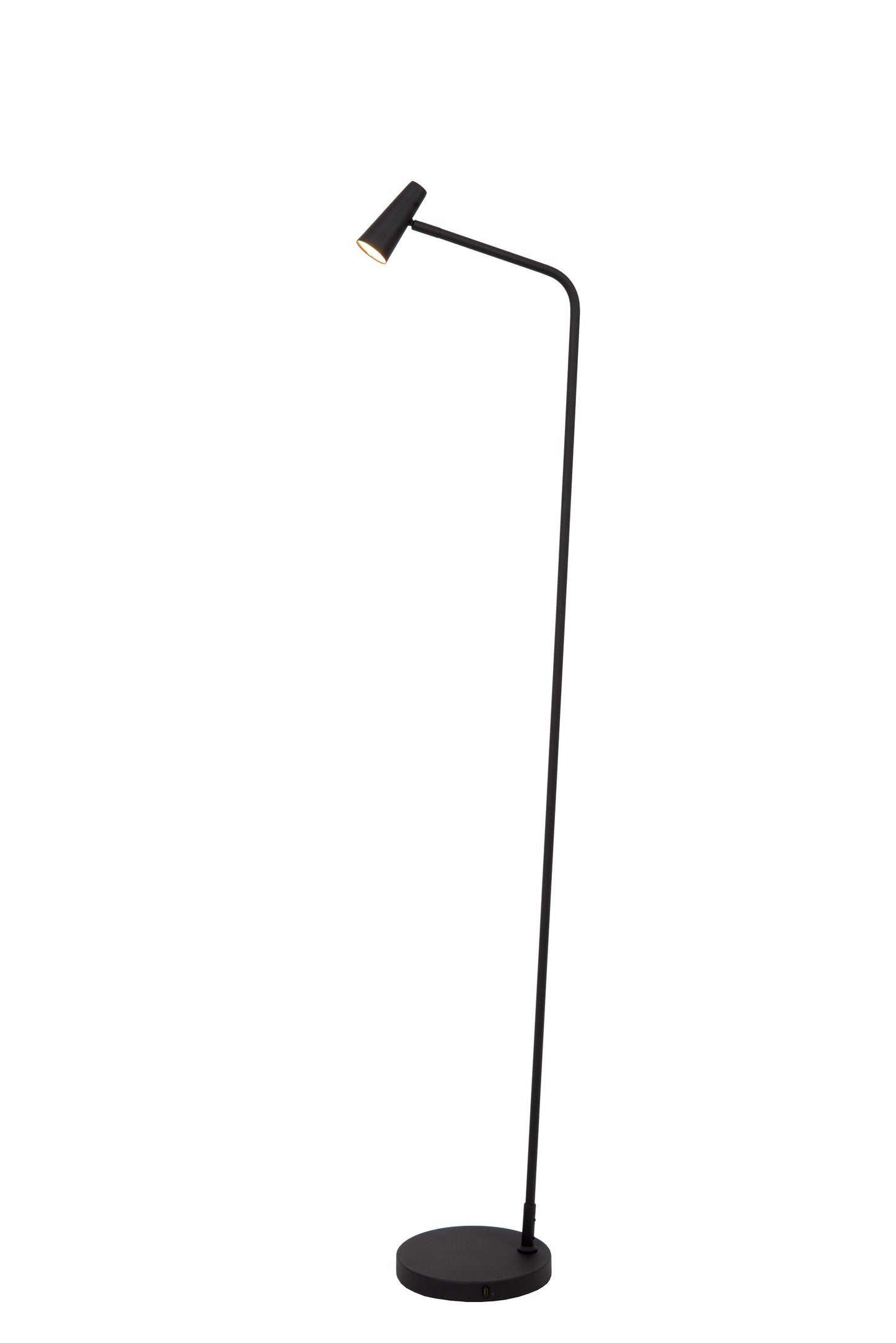 Lucide STIRLING - Rechargeable Floor lamp - Battery pack/batteries - LED Dim. - 1x3W 2700K - 3 StepDim - Black