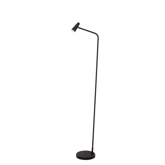 Lucide STIRLING - Rechargeable Floor lamp - Battery pack/batteries - LED Dim. - 1x3W 2700K - 3 StepDim - Black