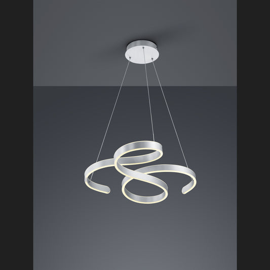 Francis  - Pendant - Brushed Aluminium - Trio