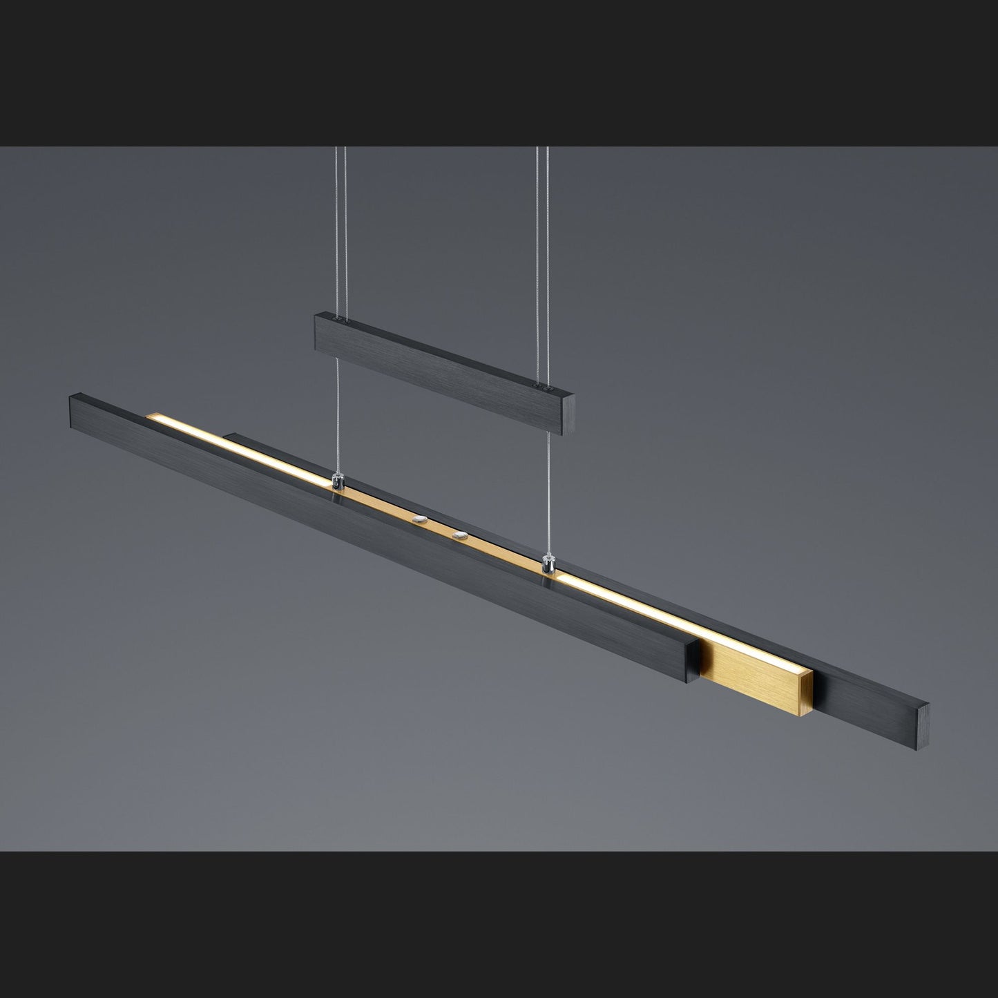Trajan  - Pendant - Black Matt - Trio