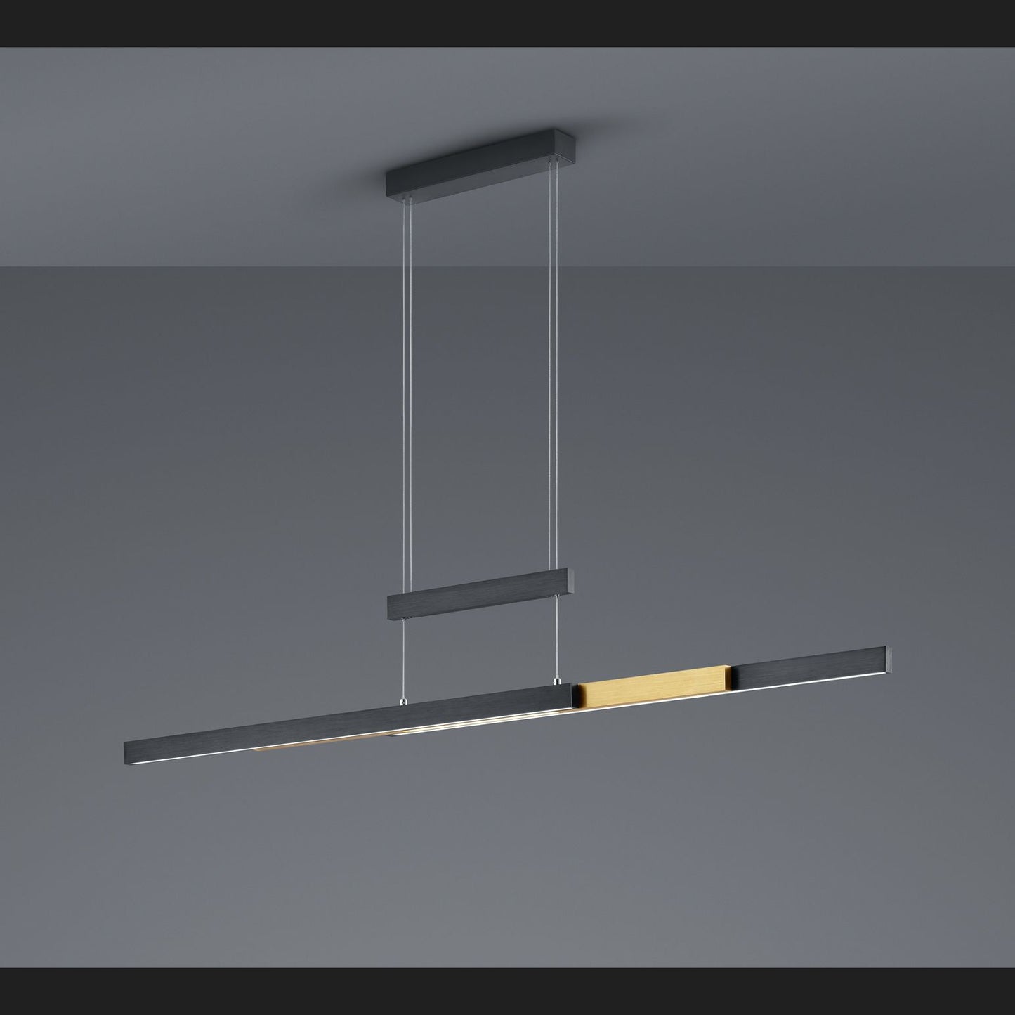 Trajan  - Pendant - Black Matt - Trio