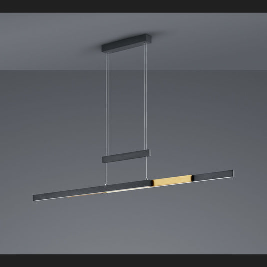 Trajan  - Pendant - Black Matt - Trio