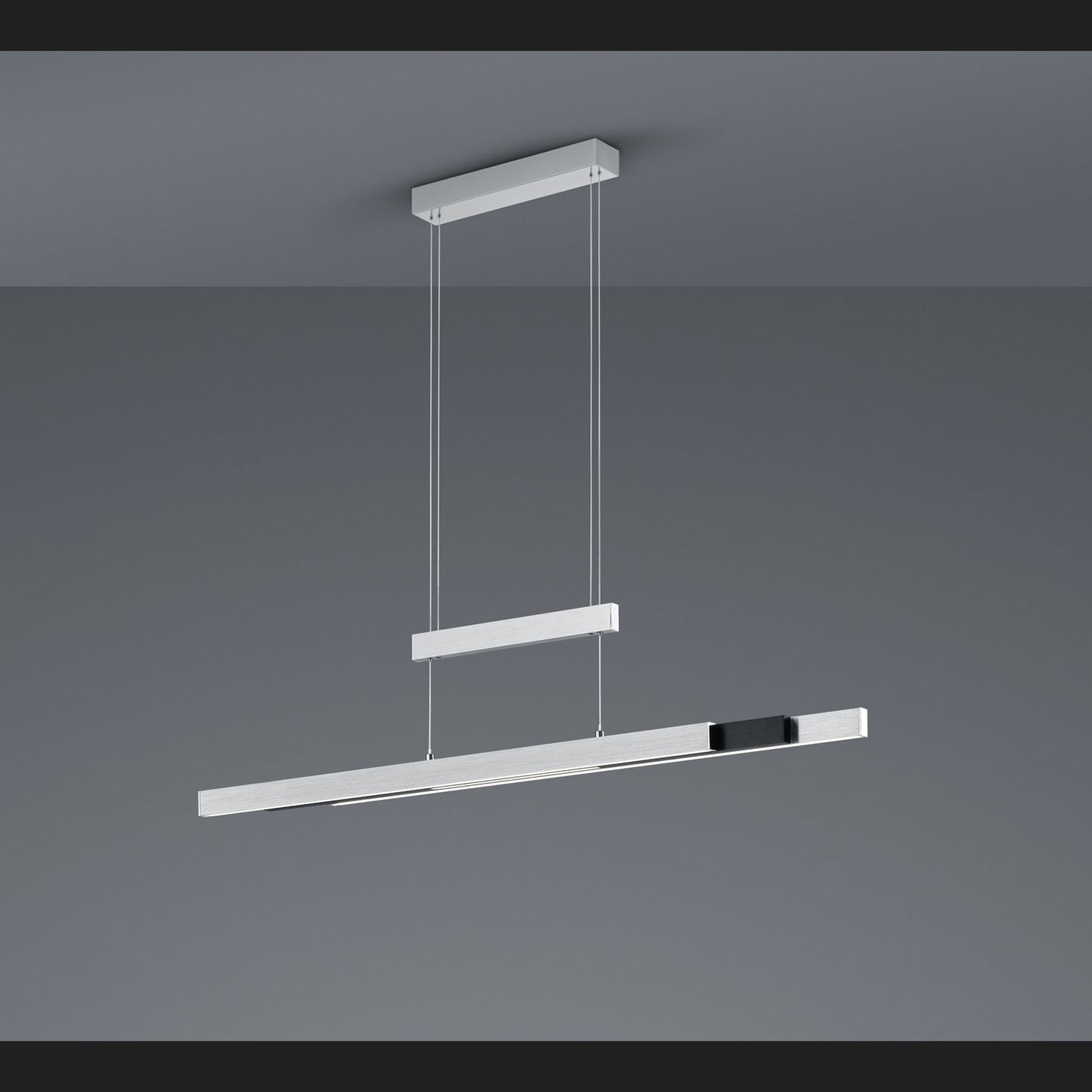 Trajan  - Pendant - Brushed Aluminium - Trio