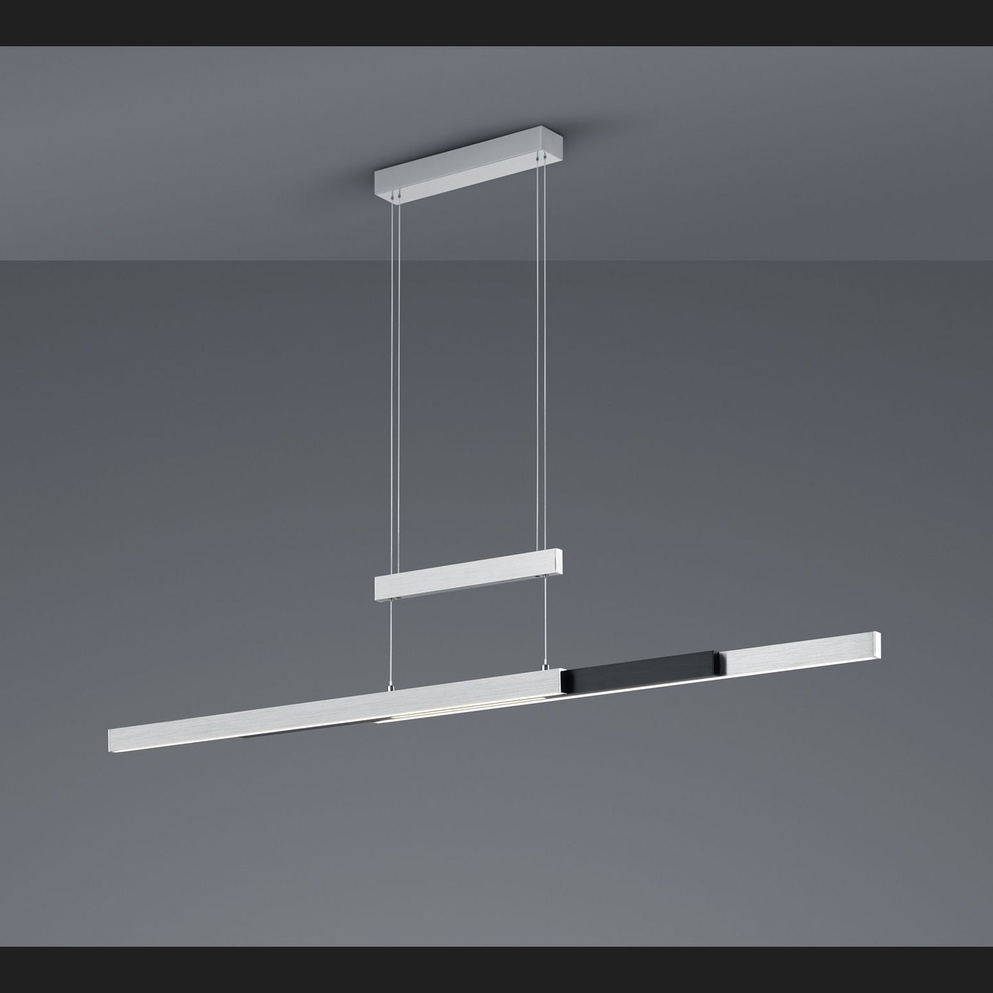 Trajan  - Pendant - Brushed Aluminium - Trio