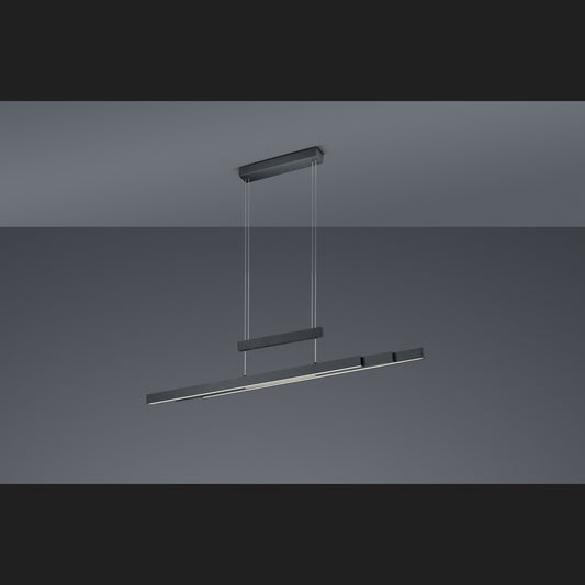Trajan  - Pendant - Black Matt - Trio