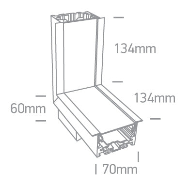 Recessed LED Linear Profiles