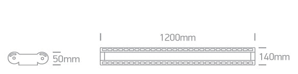 The Supermarket LED Linear Range Aluminium