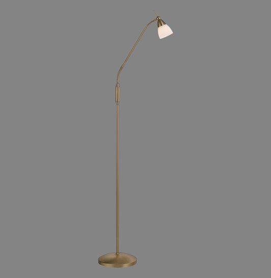 Pino - Floor Lamp - Antique Brass - By Paul Neuhaus - (400-11)