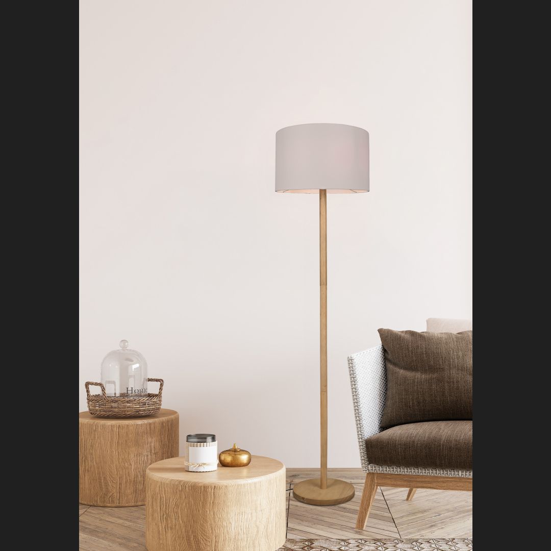 Korba  - Floor lamp - White - Trio
