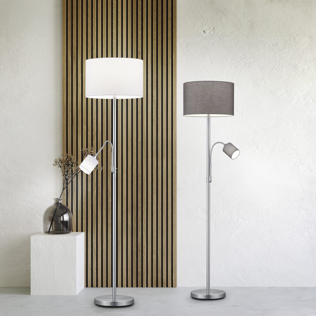 Hotel  - Floor lamp - Grey - Trio