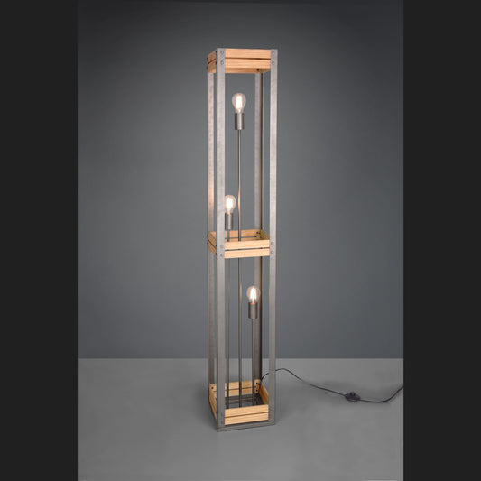 Khan  - Floor lamp - Nickel Antique - Trio