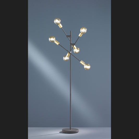 Cross  - Floor lamp - Black Matt - Trio