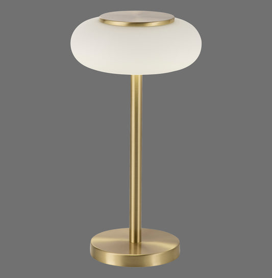 Q-Etienne - Table Lamp - Brass Matt - By Paul Neuhaus - (4071-60)