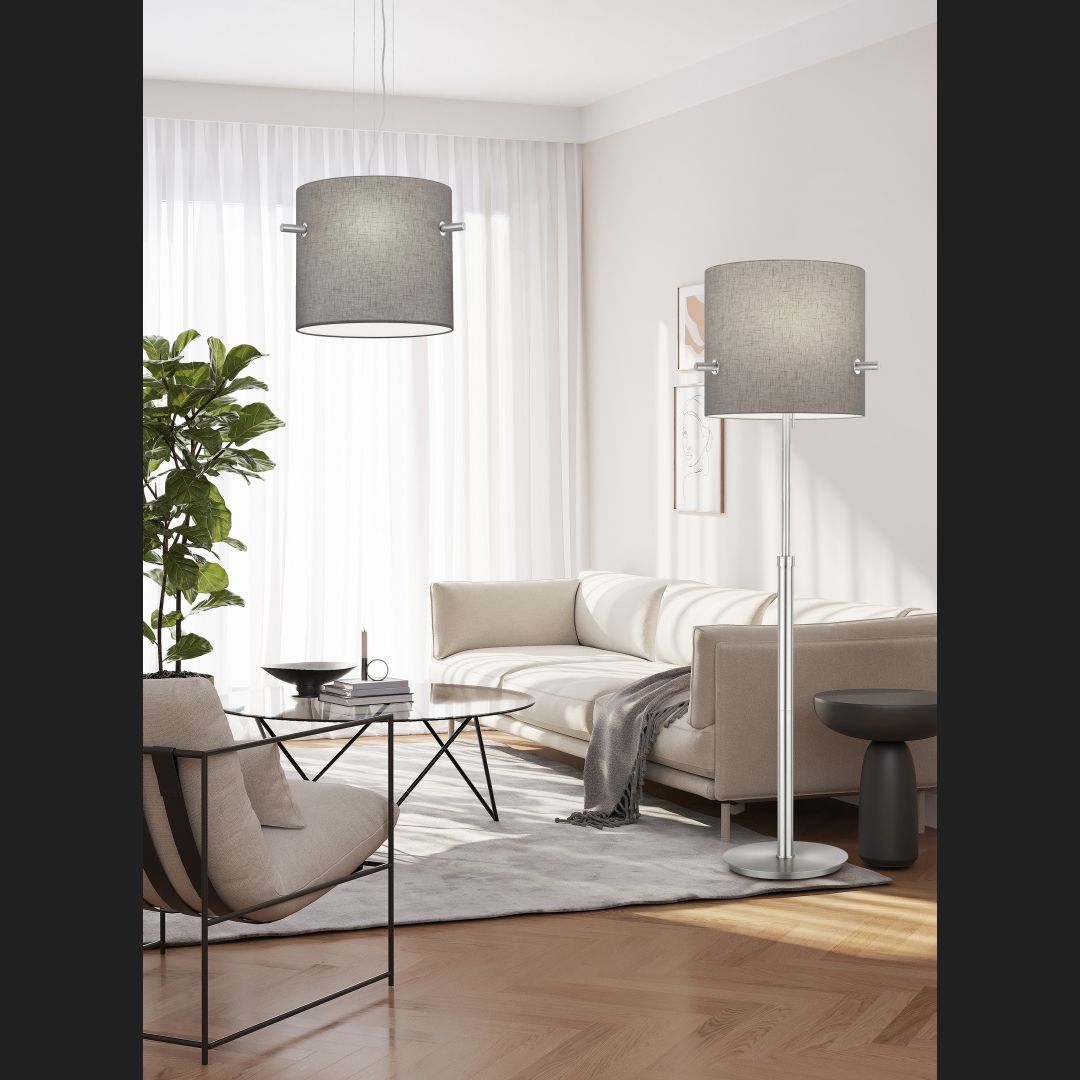 Camden  - Floor lamp - Grey - Trio