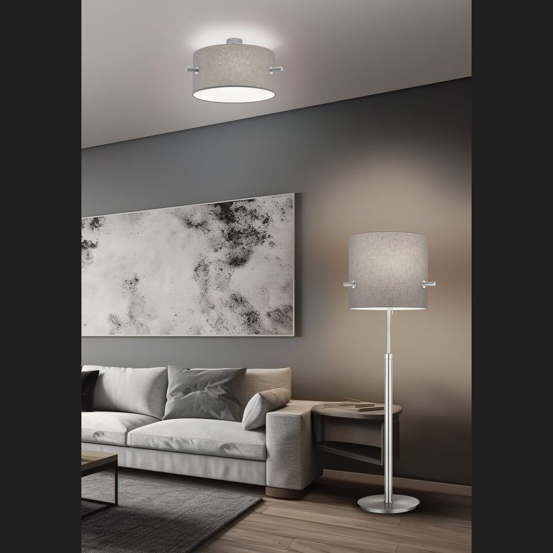 Camden  - Floor lamp - Grey - Trio
