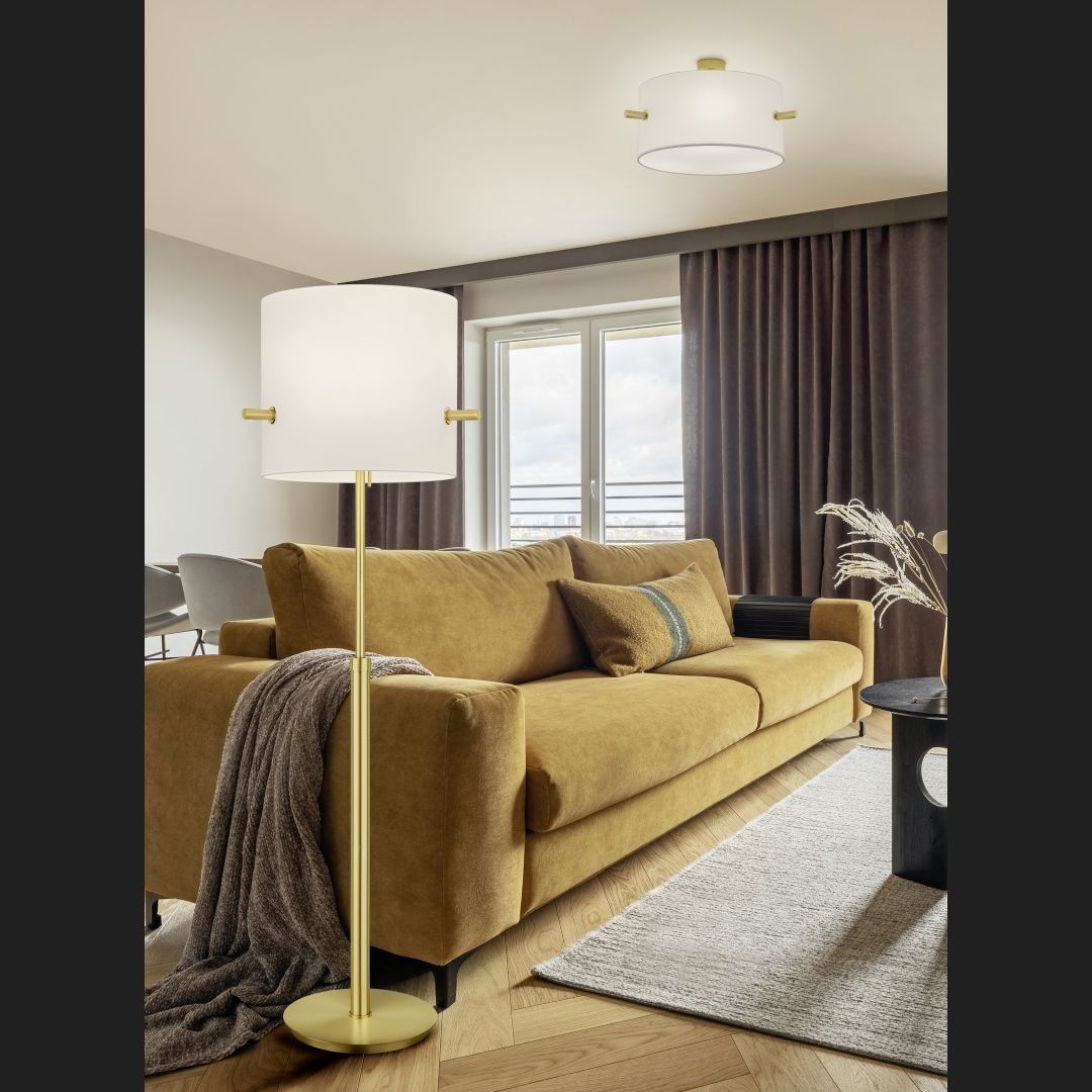 Camden  - Floor lamp - White - Trio