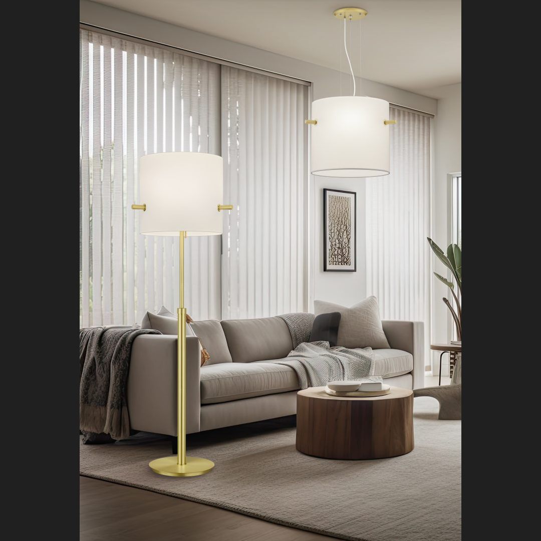 Camden  - Floor lamp - White - Trio