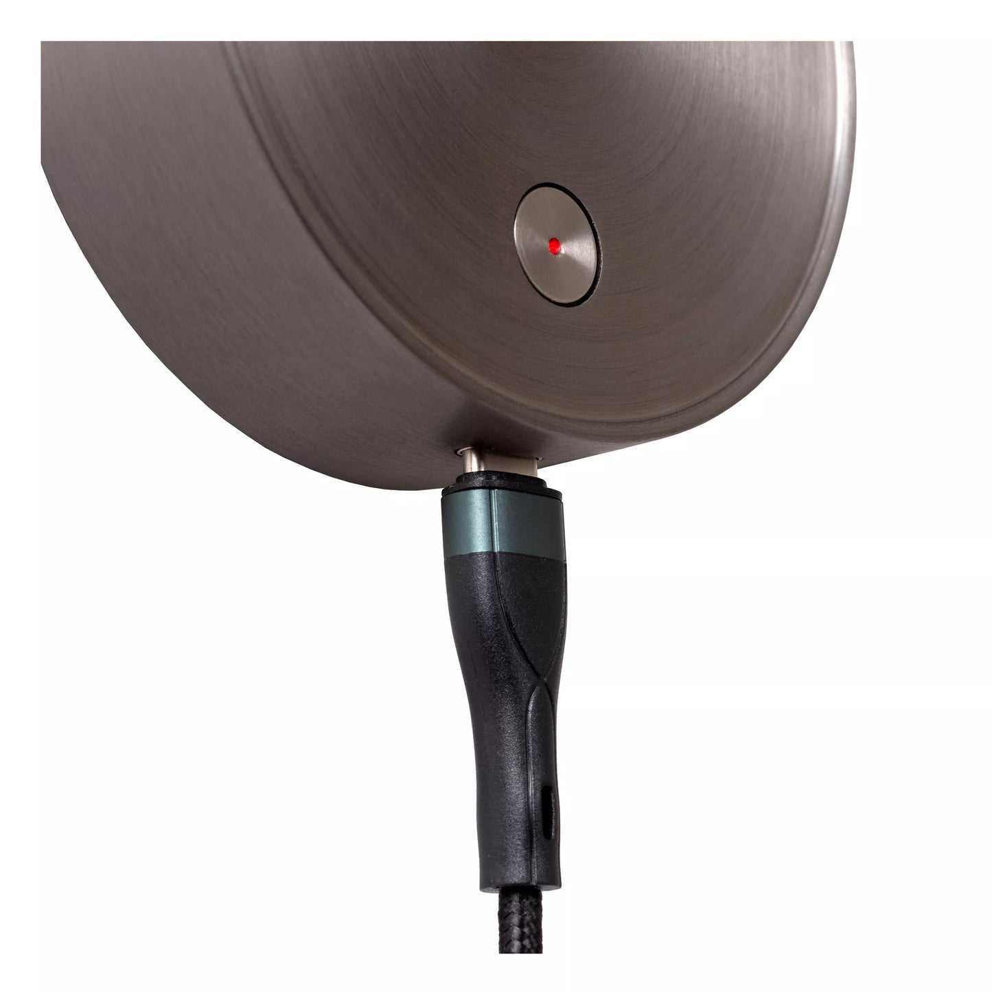 Lucide ASJA - Rechargeable Wall spotlight / Wall light - Battery pack- LED 3 StepDim - 1x3W 2700K - Grey iron | Premium