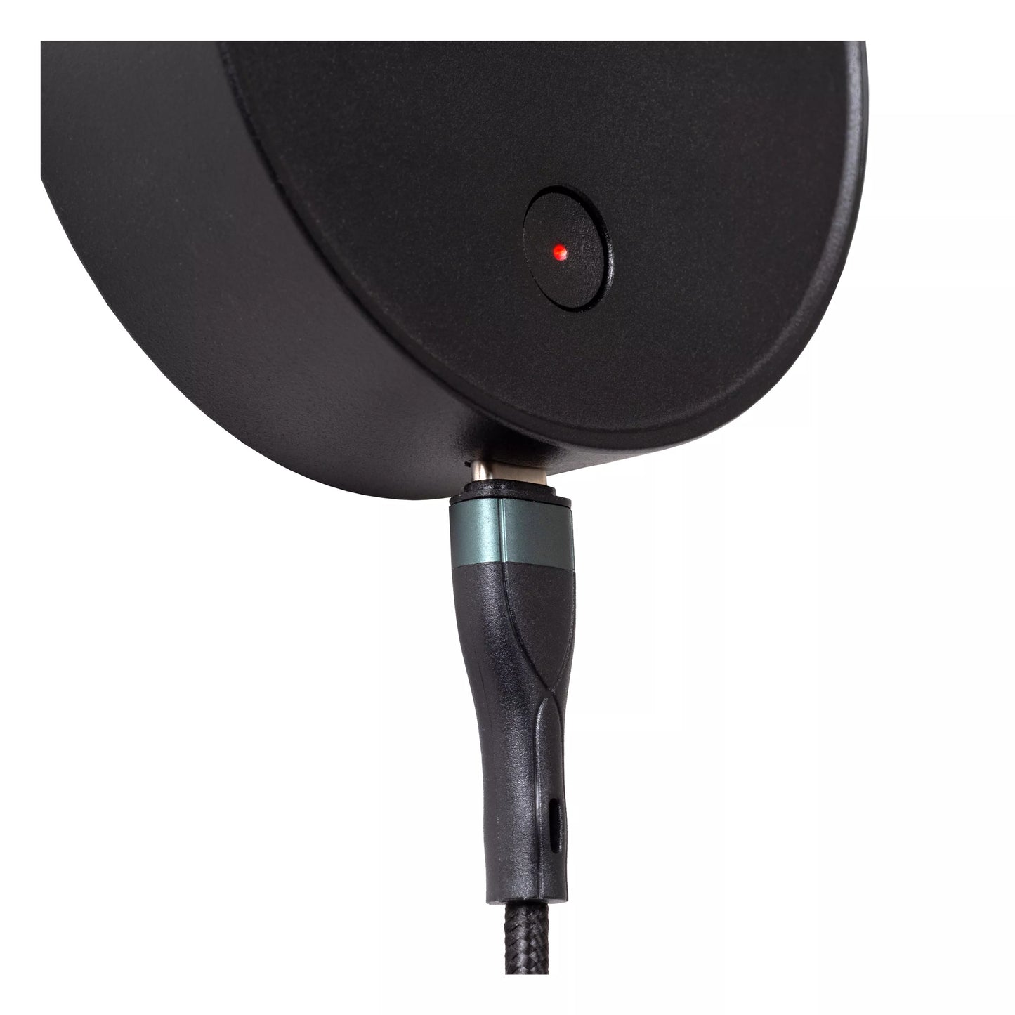 Lucide ASJA - Rechargeable Wall spotlight / Wall light - Battery pack- LED 3 StepDim - 1x3W 2700K - Black | Premium