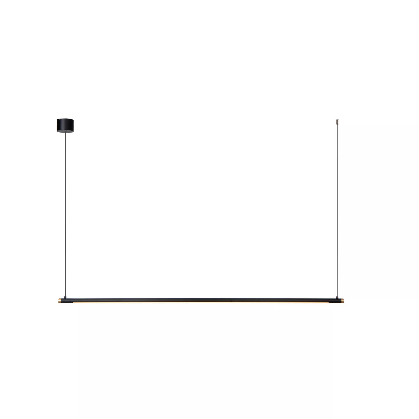 Lucide MARNIK - Pendant light - Ø 2,5 cm - LED Dim. - CCT - 1x22W 2700K/4000K - Hand Wave Sensor - Black | Premium