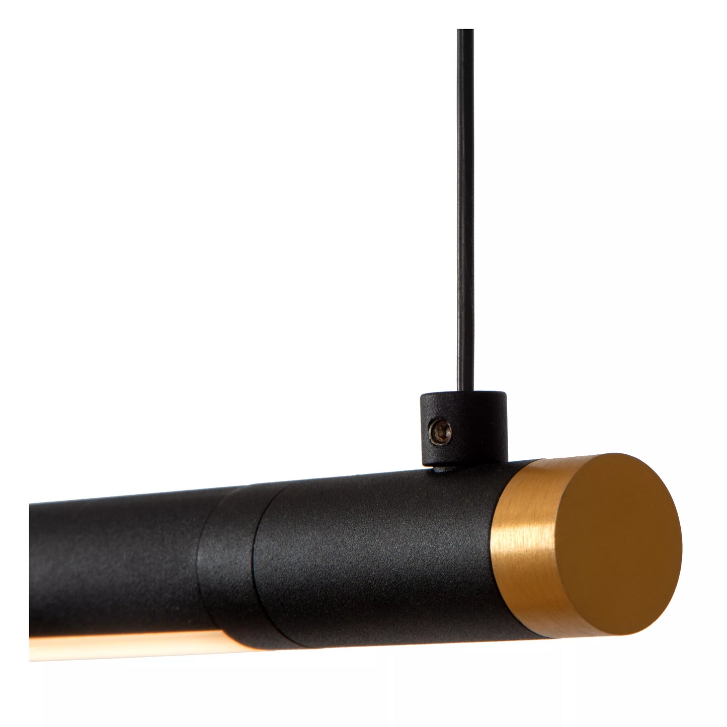 Lucide MARNIK - Pendant light - Ø 2,5 cm - LED Dim. - CCT - 1x22W 2700K/4000K - Hand Wave Sensor - Black | Premium