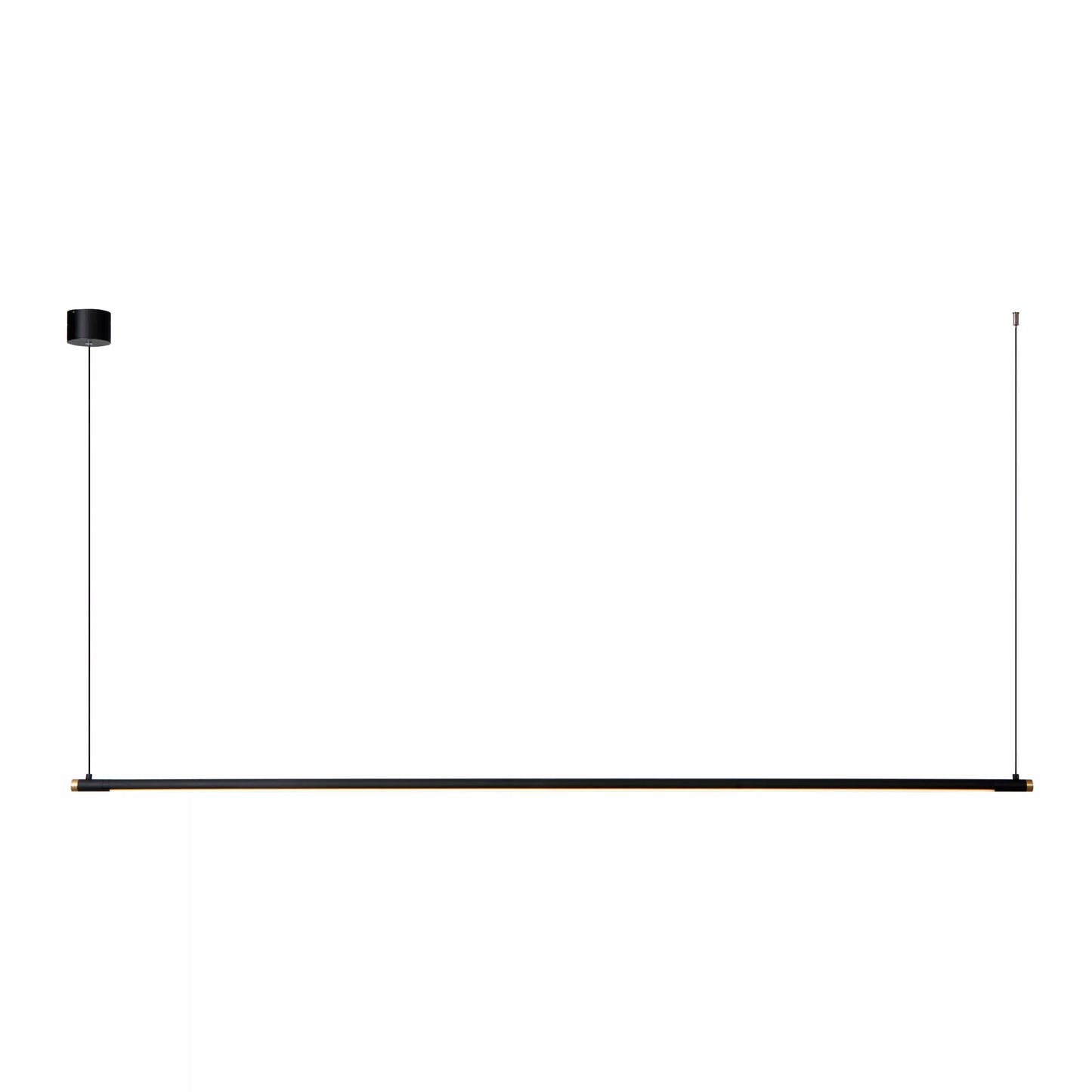 Lucide MARNIK - Pendant light - Ø 2,5 cm - LED Dim. - CCT - 1x24W 2700K/4000K - Hand Wave Sensor - Black | Premium