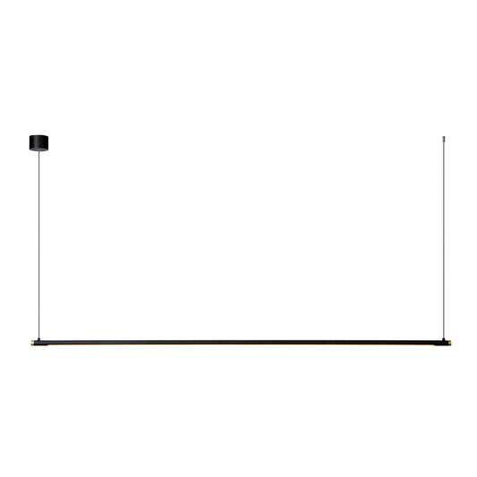 Lucide MARNIK - Pendant light - Ø 2,5 cm - LED Dim. - CCT - 1x24W 2700K/4000K - Hand Wave Sensor - Black | Premium