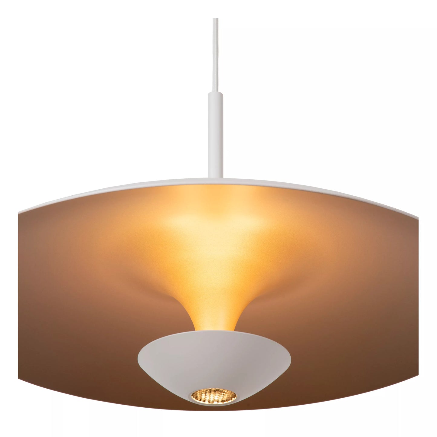 Lucide KENNETH - Pendant light - Ø 40 cm - LED Dim. - 1x12W 2700K - White | Premium