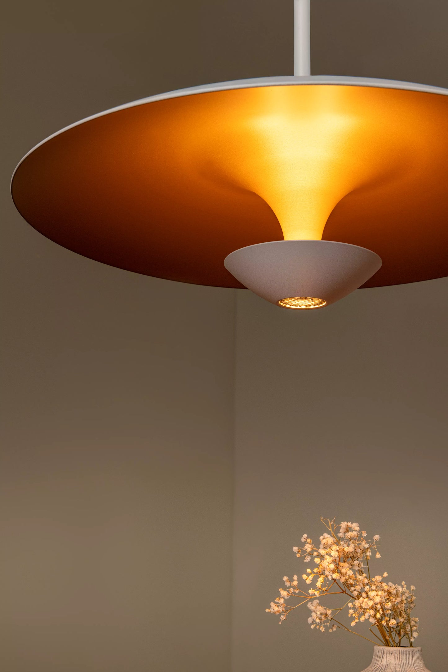 Lucide KENNETH - Pendant light - Ø 40 cm - LED Dim. - 1x12W 2700K - White | Premium