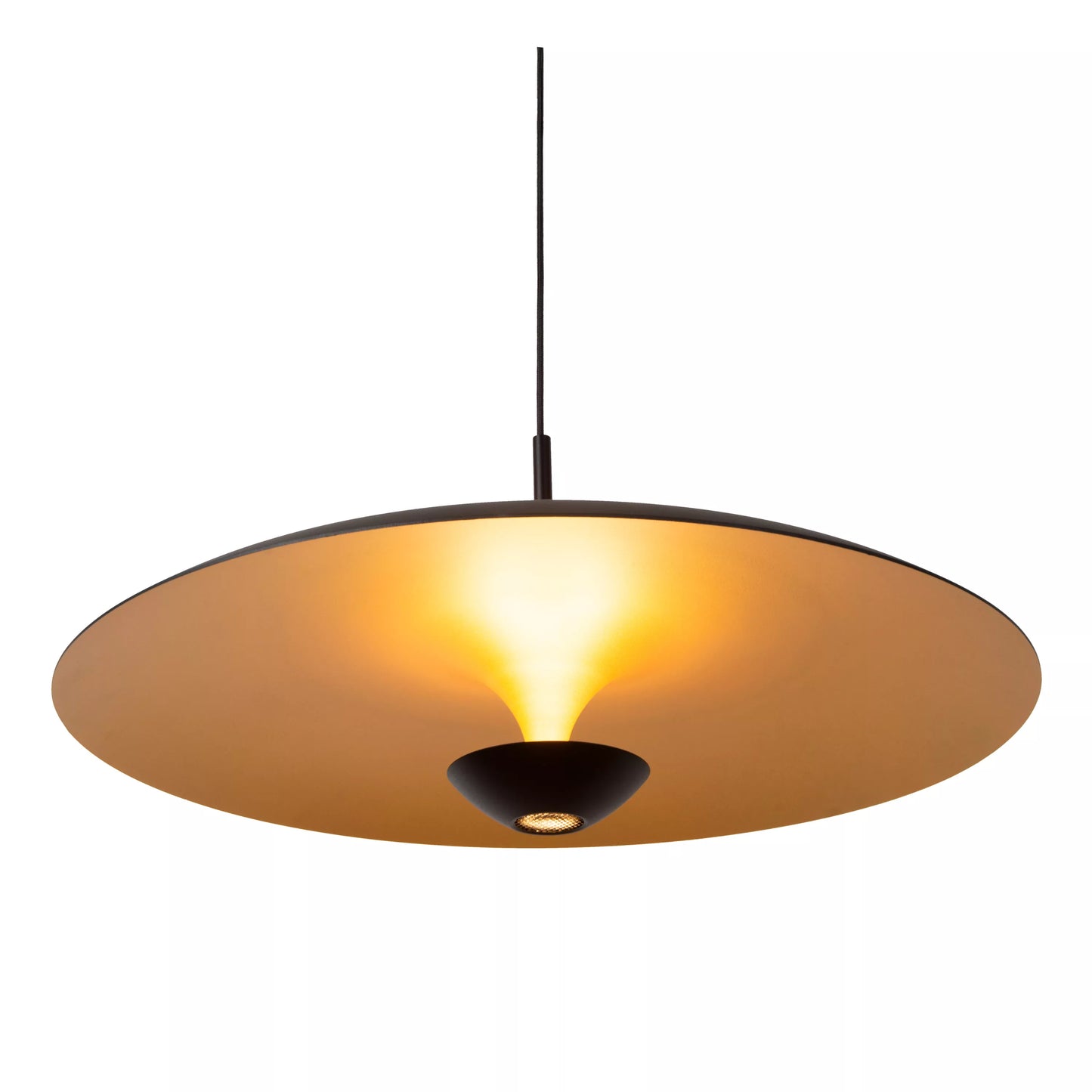 Lucide KENNETH - Pendant light - Ø 60 cm - LED Dim. - 1x12W 2700K - Black | Premium