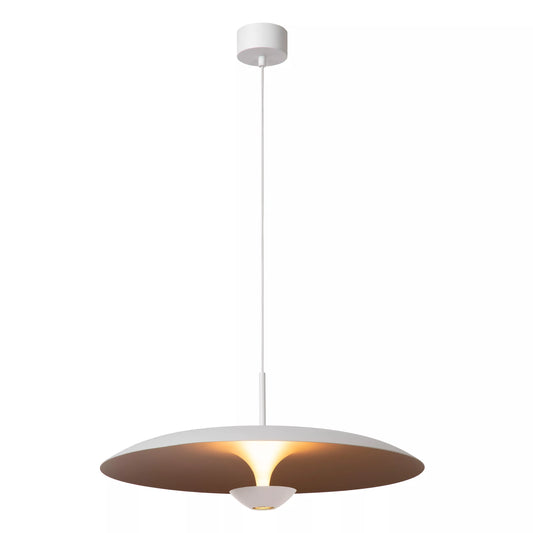 Lucide KENNETH - Pendant light - Ø 60 cm - LED Dim. - 1x16W 2700K - White | Premium