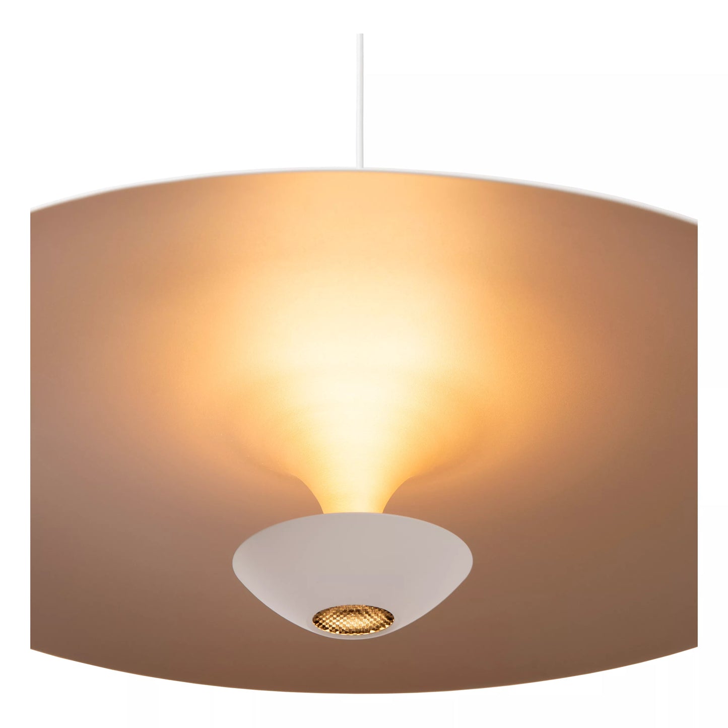 Lucide KENNETH - Pendant light - Ø 60 cm - LED Dim. - 1x16W 2700K - White | Premium
