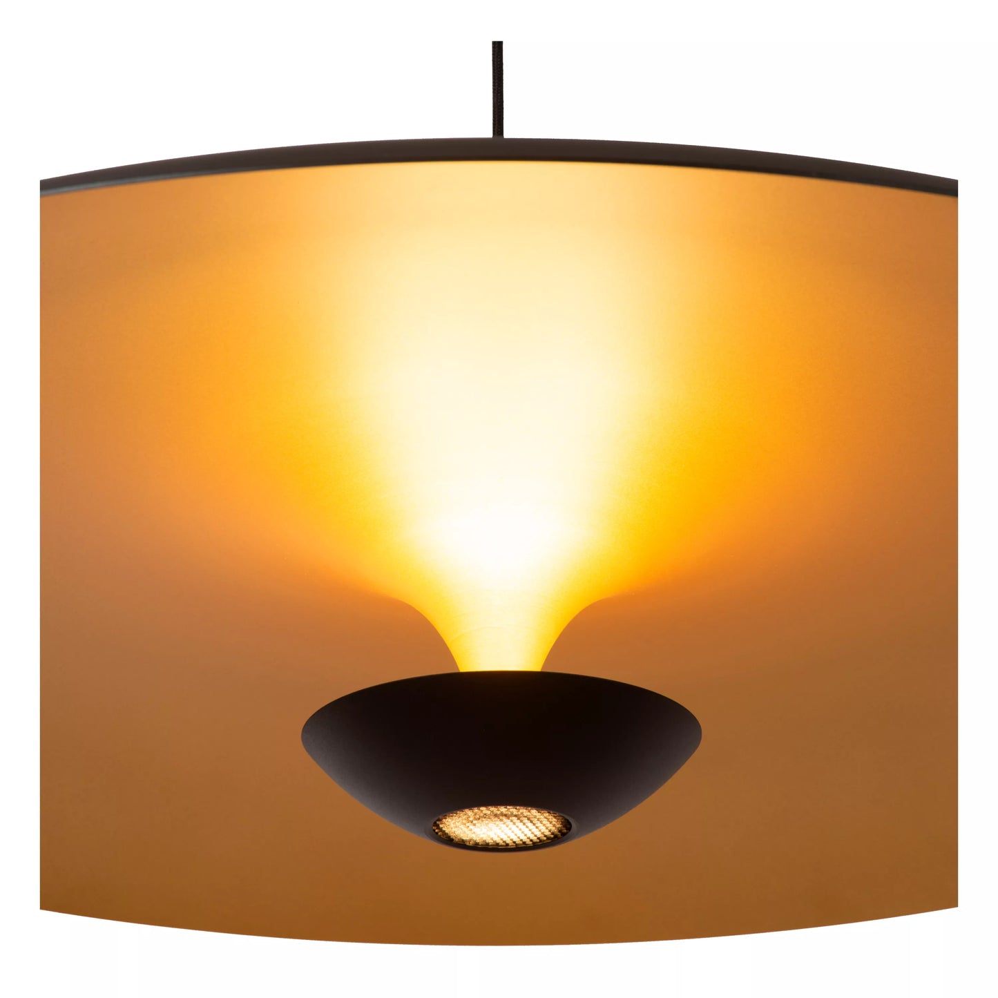 Lucide KENNETH - Pendant light - Ø 80 cm - LED Dim. - 1x22W 2700K - Black | Premium