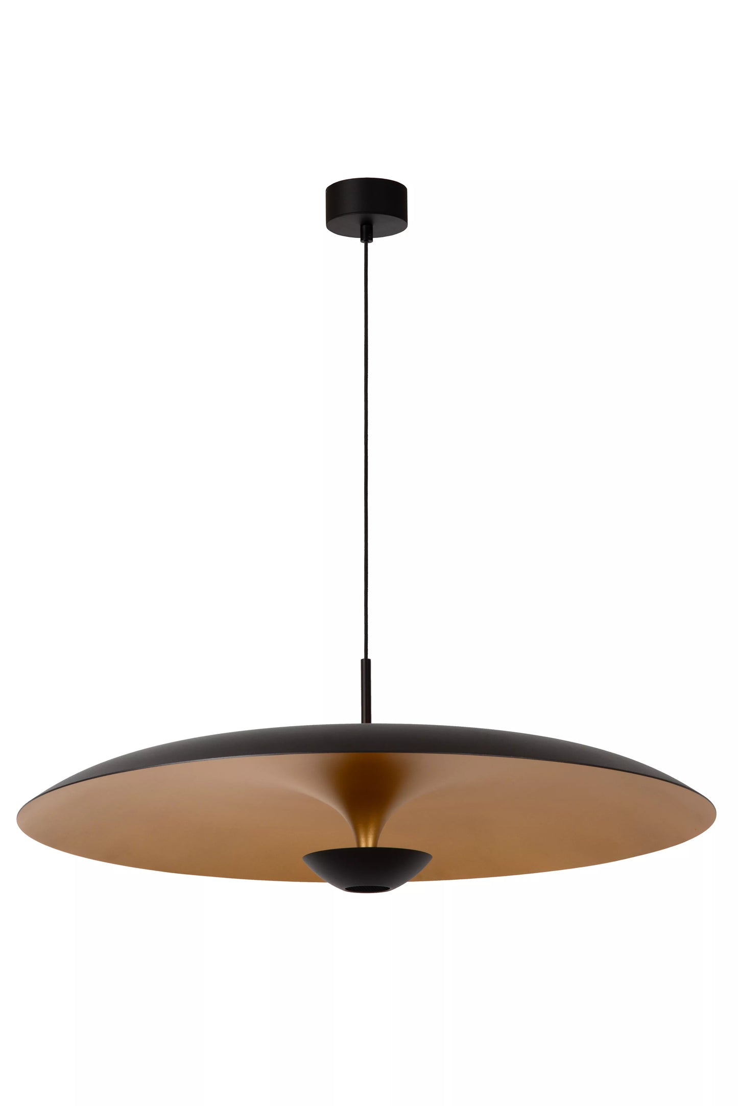 Lucide KENNETH - Pendant light - Ø 80 cm - LED Dim. - 1x22W 2700K - Black | Premium
