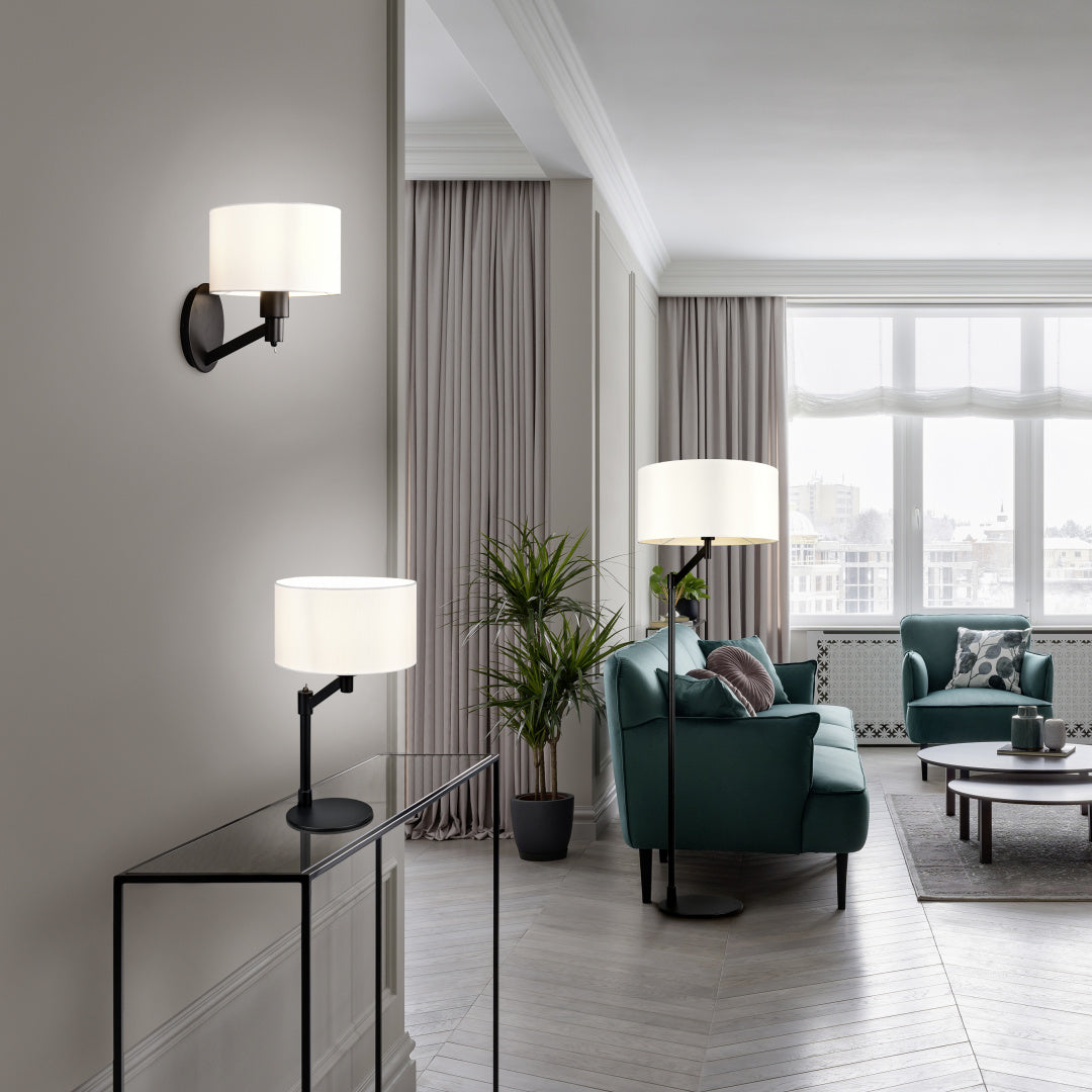 Cassio  - Floor lamp - White - Trio