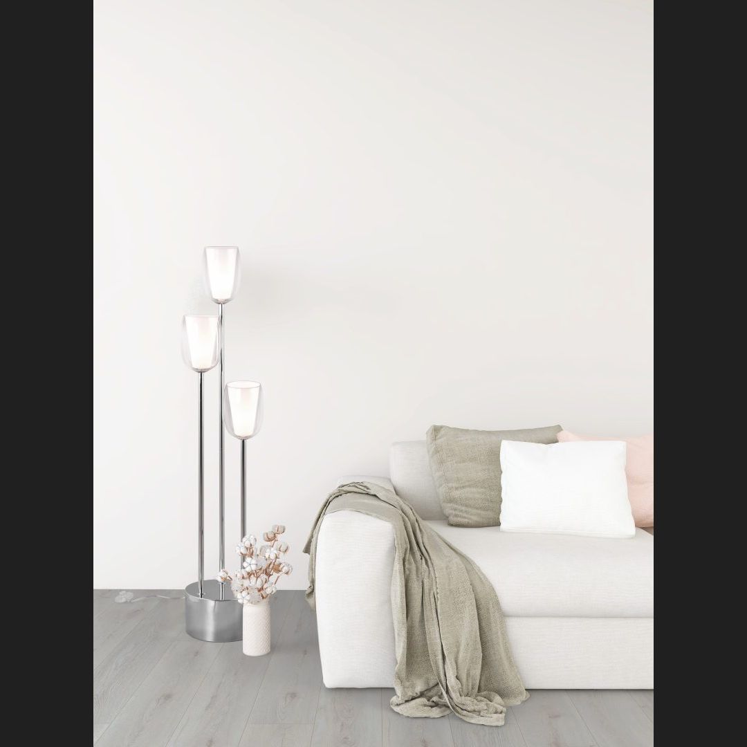 Barret  - Floor lamp - White - TRIO Select