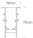 Magnetic Recessed Profiles MAXI