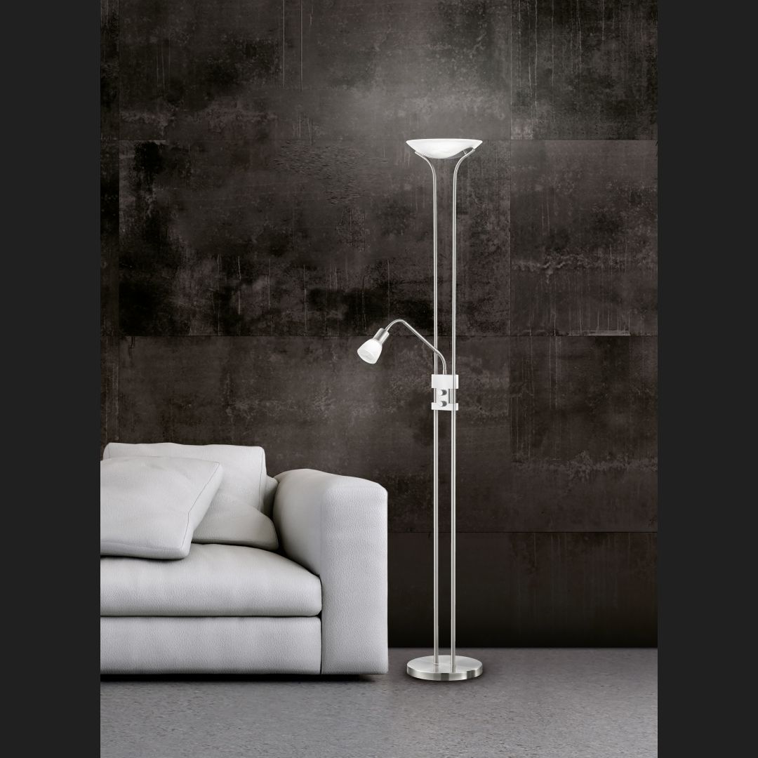 Santo Ii  - Floor lamp - Alabaster Coloured - Trio