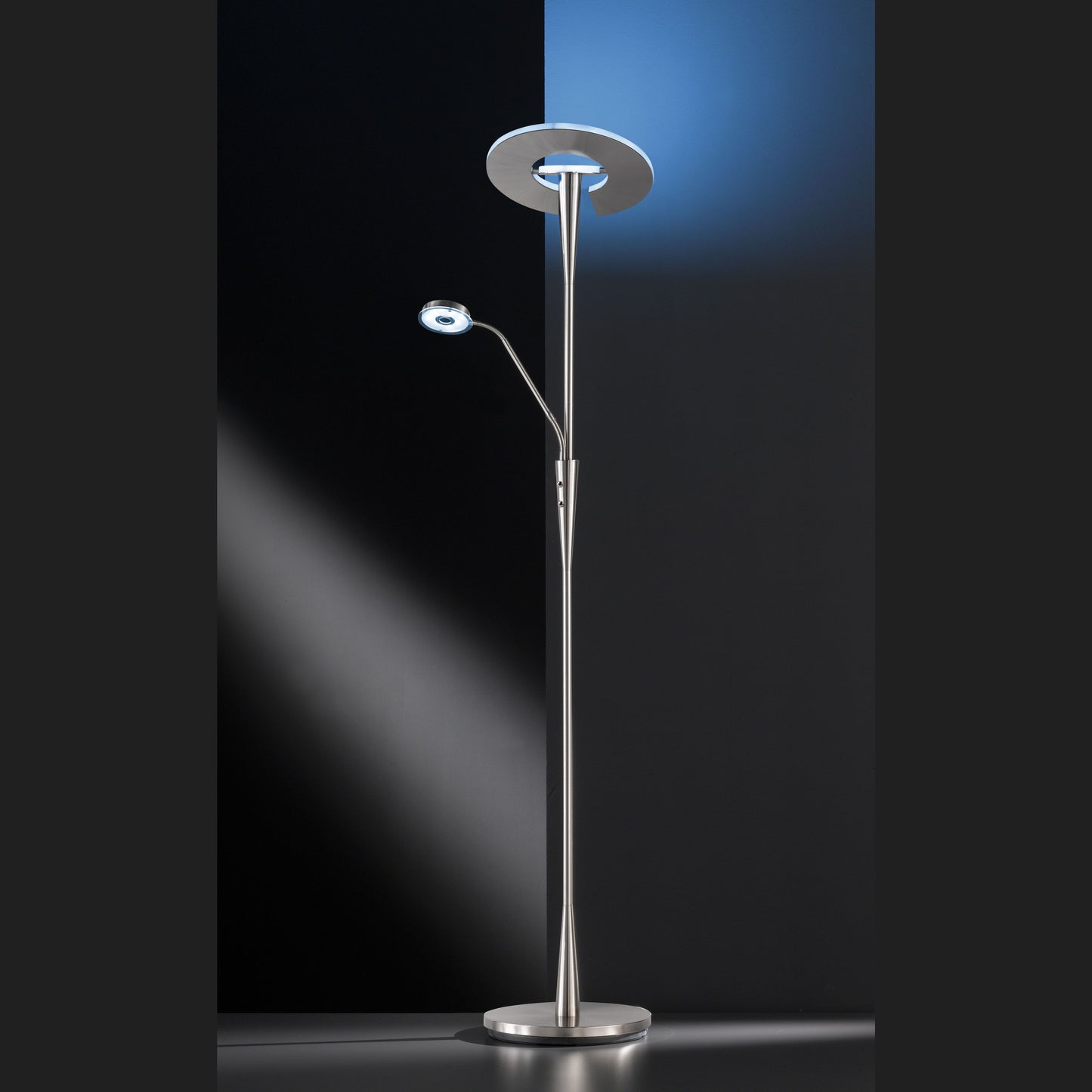 Quebec  - Floor lamp - Nickel Matt - Trio