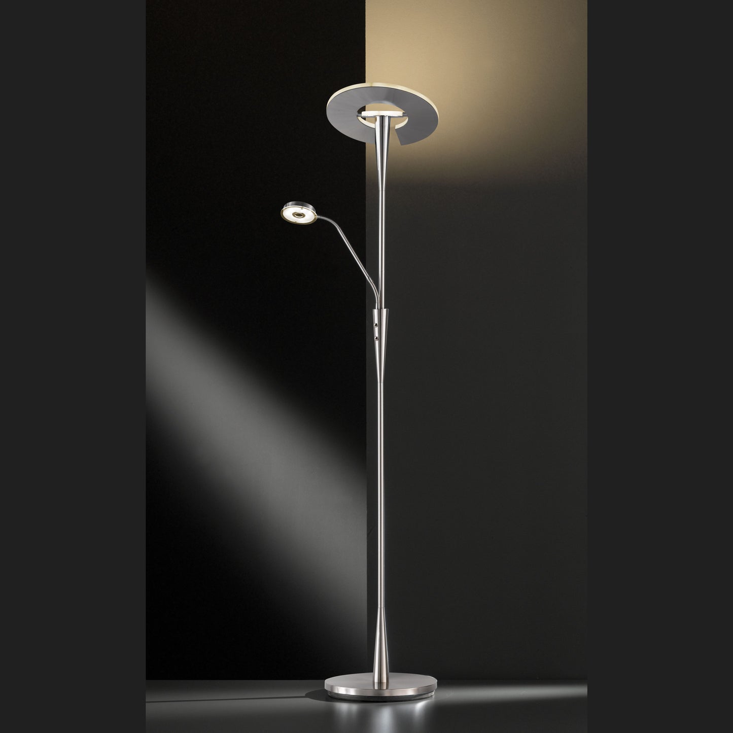 Quebec  - Floor lamp - Nickel Matt - Trio