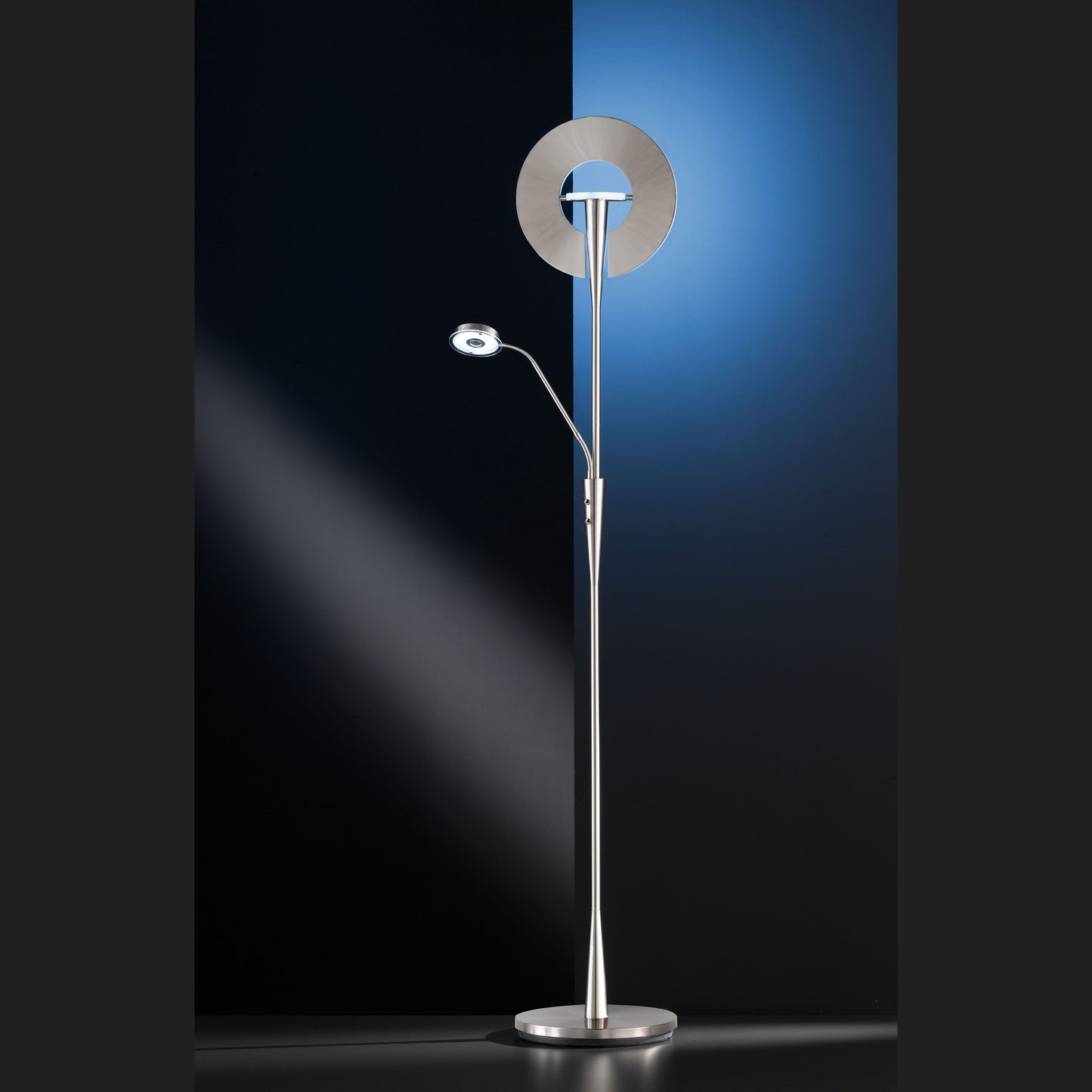 Quebec  - Floor lamp - Nickel Matt - Trio